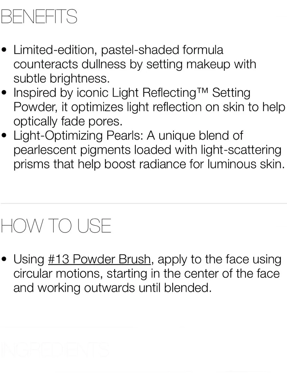 NARS Light Reflecting Prismatic Powder Pressed - Aurora